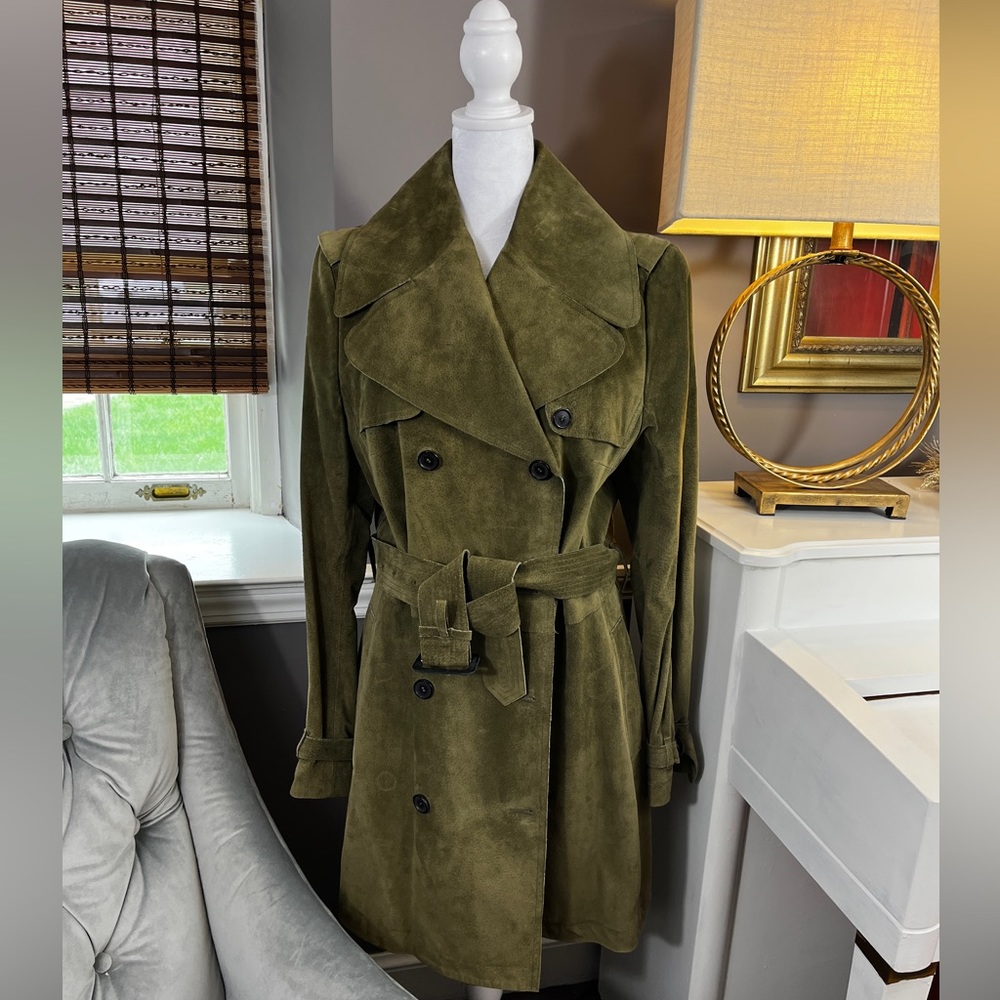 Vintage Burberry Suade Trenchcoat